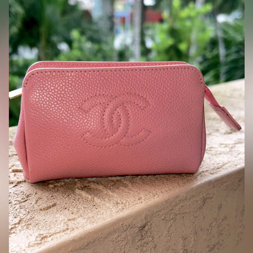 CHANEL PINK SMALL POUCH
